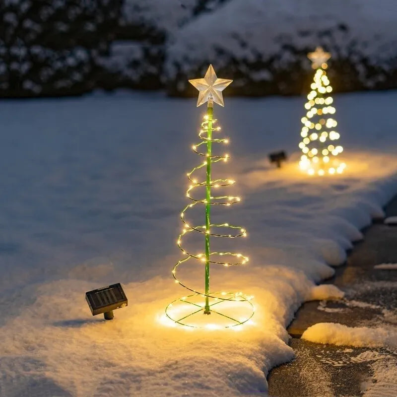 Árvore de Natal Solar - Decore seu Jardim - Swanutilidades