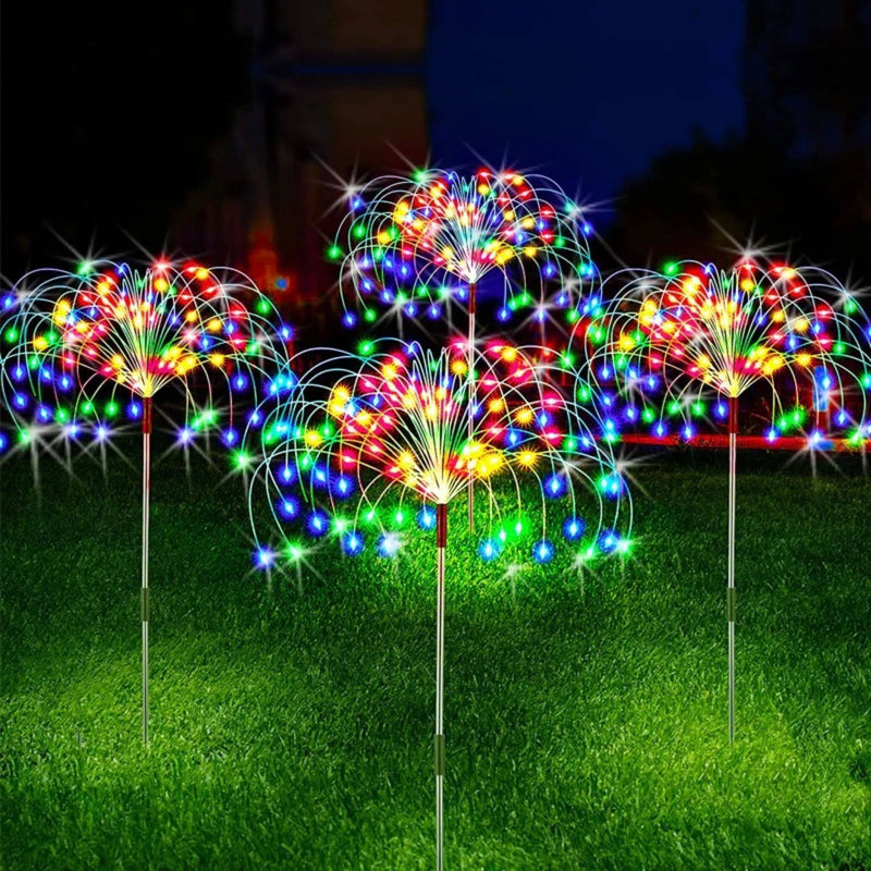 Led Solar - Fogos de Artifício - Decoração de Natal - Swanutilidades